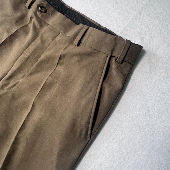 Geoffrey Beene 34x28 Brown Dress Pants - Picture 3 of 7
